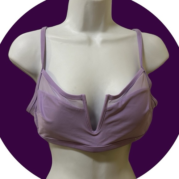 Aerie Lavender Swim Top - Picture 1 of 9